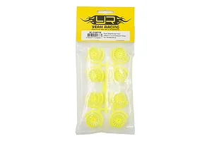Yeah Racing 1/28 Mini-Z Florescent Yellow Wide Rim Set (Offset 0 +1 +2 +3) 8Pcs image 75505