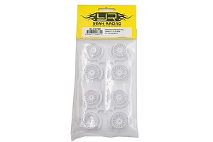 Yeah Racing 1/28 Mini-Z White Narrow Rim Set (Offset 0 +1 +2 +3) 8Pcs image 75509