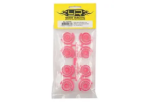 Yeah Racing 1/28 Mini-Z Florescent Pink Narrow Rim Set (Offset 0 +1 +2 +3) 8Pcs image 75514