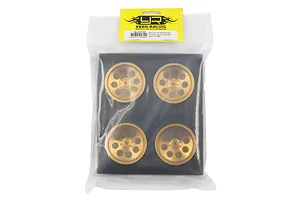 Yeah Racing 2.1" Gold Aluminium 8 Spoke Rims 4Pcs image 75517
