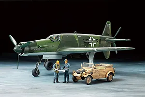 Tamiya 1/48 Dornier Do335A Pfeil & Kubelwagen Type 82 Scaled Plastic Model Kit image 75553