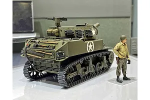 Tamiya 1/48 U.S. Howitzer Motor Carriage M8 Scaled Plastic Model Kit image 75555