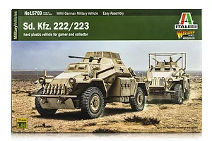 Italeri 1/56 Sd. Kfz. 222-223 Plastic Model Kit