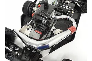 Rovan Losi 5IVE-T Chrome Steel Tuned Exhaust Pipe Set image 75793