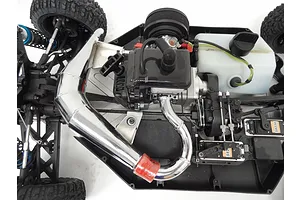 Rovan Losi 5IVE-T Chrome Steel Tuned Exhaust Pipe Set image 75794