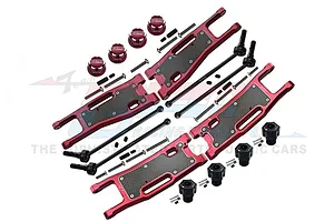 GPM Red Aluminium Drivetrain & Suspension Upgrade Set image 75978