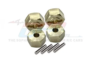 GPM Brass 12mm Wheel Hex Adapters 4Pcs