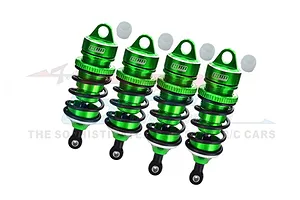 GPM Green Aluminium Adjustable Front & Rear Shocks 4Pcs image 75994