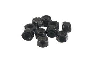 Axial 2mm Black Steel Nyloc Nuts 10Pcs image 76028