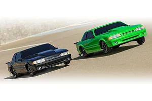 Traxxas 1/10 Drag Slash Ford Mustang Fox Clear Unpainted Body Shell w/ Hardware image 76130