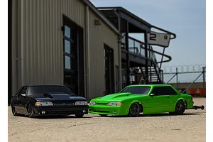 Traxxas 1/10 Drag Slash Ford Mustang Fox Clear Unpainted Body Shell w/ Hardware image 76135