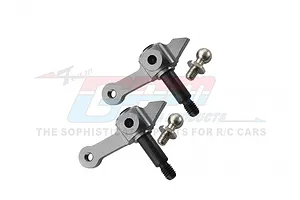 GPM Silver Aluminium Steering Hubs 2Pcs