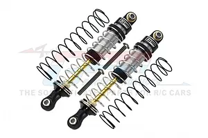 GPM Silver Aluminium 80mm Adjustable F/R Shocks 2Pcs