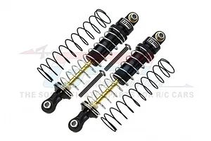 GPM Black Aluminium 80mm Adjustable F/R Shocks 2Pcs