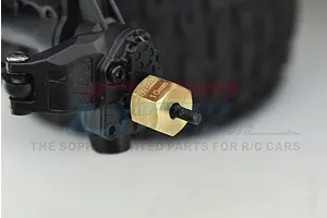 GPM Brass 12mm Wheel Hexes 4Pcs image 2