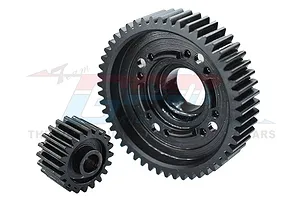 GPM Carbon Steel 51/20T Centre Output &amp;amp; Input Gears 2Pcs image 2