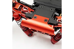 Yeah Racing Black Aluminium Front & Rear Bumpers 2Pcs image 76455