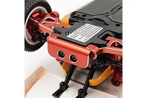 Yeah Racing Red Aluminium Front & Rear Bumpers 2Pcs image 76460