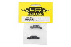 Yeah Racing Black Aluminium Front & Rear Suspension Mounts 2Pcs image 76465