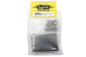 Yeah Racing titanium screw set for Xray X4 in a plastic bag with a black storage box and yellow header card.
