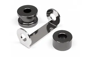 HPI Baja 5B/5SC/5T Gunmetal Fuelie Engine Spacer Set image 7660