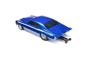 Losi 1970 Chevelle No Prep RC Drag Car Electric Brushless 2WD 1/16 Scale RTR - Blue image 76729