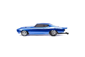Losi 1970 Chevelle No Prep RC Drag Car Electric Brushless 2WD 1/16 Scale RTR - Blue image 76730