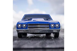 Losi 1970 Chevelle No Prep RC Drag Car Electric Brushless 2WD 1/16 Scale RTR - Blue image 76738