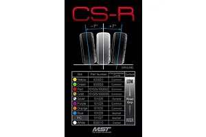 MST 1.9" CS-R Silver (Hard) Drift Tyres 4Pcs image 76773