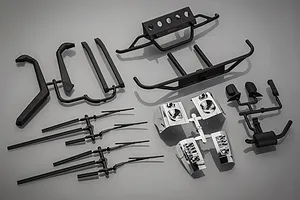 MST 1/10 DC1 Unpainted Body Shell - Clear image 76827