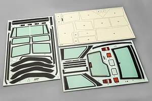 MST 1/10 DC1 Unpainted Body Shell - Clear image 76828