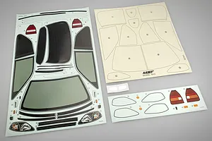 MST 1/10 EK9 Unpainted Body Shell - Clear image 76837