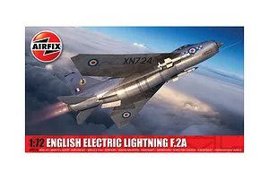Airfix 1/72 English Electric Lighting F.2A Interceptor Jet Scaled Plastic Model Kit image 76954