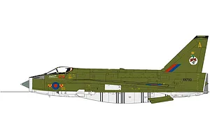 Airfix 1/72 English Electric Lighting F.2A Interceptor Jet Scaled Plastic Model Kit image 76956