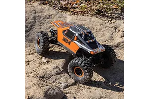 Axial AX24 XC-1 4WS RC Rock Crawler Electric 4WD 1/24 Scale RTR - Orange image 77005
