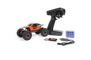 Axial AX24 XC-1 4WS RC Rock Crawler Electric 4WD 1/24 Scale RTR - Orange image 77006