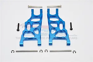 GPM Blue Aluminium Front Suspension Arms 2Pcs w/ Pins