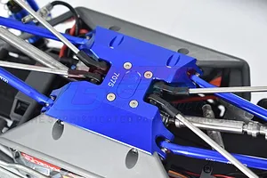 GPM Blue Aluminium Chassis Skid Plate image 2