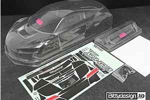 Bittydesign 1/7 AR8-GT3 Unpainted Body Shell w/ Decals image 77248
