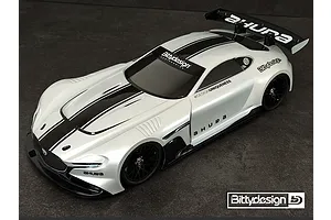 Bittydesign 1/10 Ahura GT Unpainted Body Shell w/ Decals image 77253