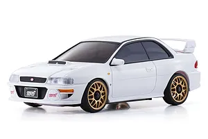 Kyosho Mini-Z 1998 Subaru Impreza STi 22B RC Drift Car Electric AWD RTR - White image 77347