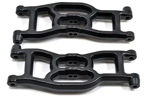 RPM Black Team Associated Pro2, SC10 & Trophy Rat Front Lower Suspension Arms image 77420