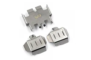 Yeah Racing Stainless Steel Skid Plate Set image 77508