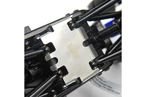 Yeah Racing Stainless Steel Skid Plate Set image 77510