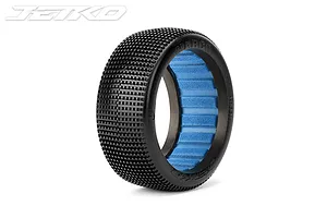 Jetko 1/8 Marco Ultra Soft Tyres on Yellow Dish Rims - Glued Wheels 2Pcs image 3