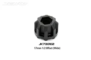 Jetko 4.0" Black Phoenix SMT Medium Soft Belted Tyres on (1/2" Off Set) Black Claw Rims - Glued Wheels 2Pcs image 77721