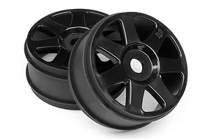 HPI 3.3" V7 Black Rims 2Pcs image 7778