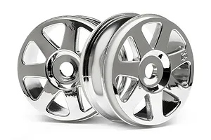 HPI 3.3" V7 Chrome Rims 2Pcs image 7783