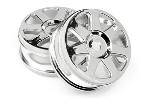 HPI 3.3" V7 Chrome Rims 2Pcs image 7786