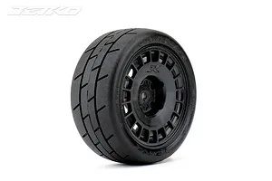 Jetko 1.9" Formula Super Soft Tyres on Black Claw Rims - Glued Wheels 2Pcs image 77980